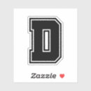 Search for vinyl letters stickers Letter d