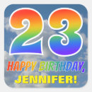 Search for twenty three stickers 23rd birthday