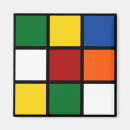 Search for abstract square magnets Cubism