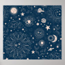 Search for moon and stars design posters Pattern