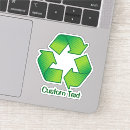 Search for recycle sign stickers Green