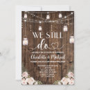 Search for country western anniversary invitations Rustic