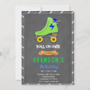 Search for boys skating party invitations Roller