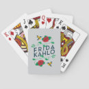Search for frida kahlo playing cards Girly