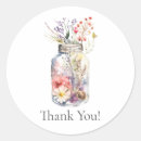 Search for purple floral thank you stickers Small business