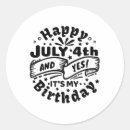 Search for happy 4th birthday stickers America