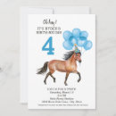 Search for horse riding invitations Blue