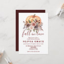 Search for fall floral bridal shower invitations Roses