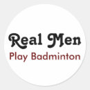 Search for shuttlecock stickers Badminton player