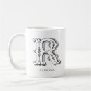 Search for large initial mugs Hipster aesthetic