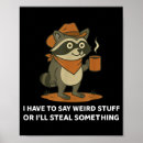 Search for funny raccoon posters Friends