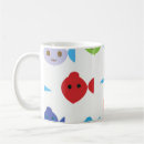Search for cartoon fish mugs Cute