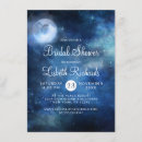 Search for moon and stars bridal shower invitations Bride
