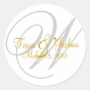 Search for save the date seals stickers Gold