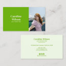 Search for environmentalist business cards Modern