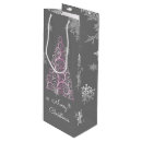 Search for pink snowflake gift bags Elegant