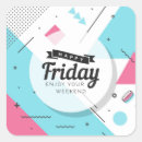 Search for happy weekend stickers Friday