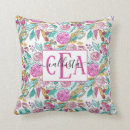 Search for pink and teal cushions Pattern