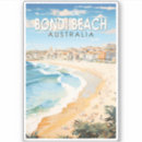 Search for vintage australia stickers Bondi beach australia
