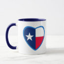 Search for texas state flag mugs Red white blue