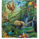 Search for wildlife shower curtains Jungle
