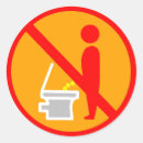 Search for closet stickers Toilet