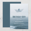 Search for boat birthday invitations Watercolor