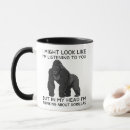Search for monkey head mugs Gorilla