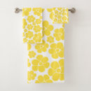 Search for yellow lemon bath towels Pattern