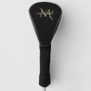 Search for black and gold golf head covers Elegant
