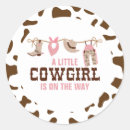 Search for pink western stickers Baby shower