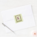 Search for vintage letter stickers Initial
