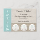 Search for burlap sweet 16 invitations For her