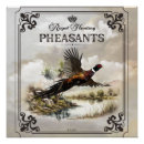 Search for pheasants posters Hunting