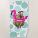 Search for pink flamingo beach towels Colourful