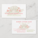 Search for homemade food business cards Bakery