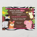 Search for zebra print invitations Elephant
