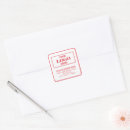 Search for logo return address labels Red