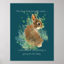 Search for bunny quote posters Inspirational