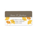 Search for ginkgo return address labels Leaf
