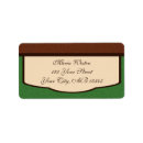 Search for cafe return address labels Green