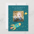Search for moon 4x5 invitations Rocket ship