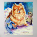 Search for pomeranian puppy posters Watercolor