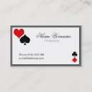Search for gamble business cards Entertainment