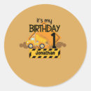 Search for boys construction birthday party stickers For him