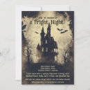 Search for fright night invitations Scary