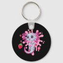 Search for axolotls key rings Kawaii