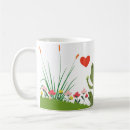 Search for frog with flowers mugs Cute