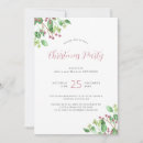Search for pink and green christmas invitations Typography