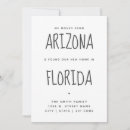 Search for we moved to florida invitations Minimalist